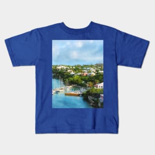 Caribbean - St. Georges Harbour Bermuda Kids T-Shirt